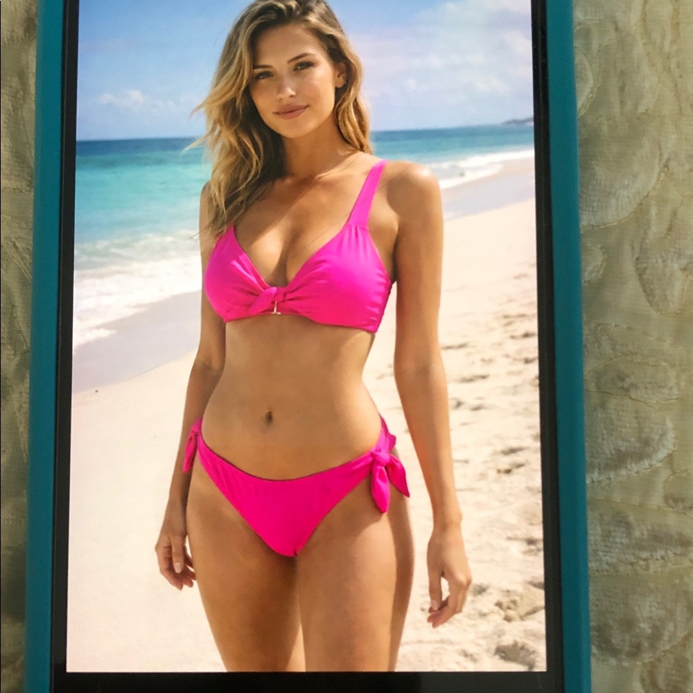New Kate Spade Pink Bikini Swimsuit 2-pieces